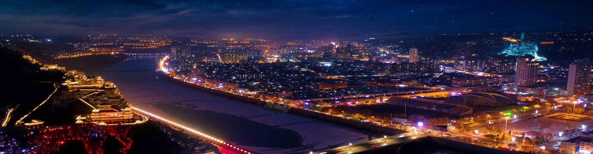 神木二郎山风景