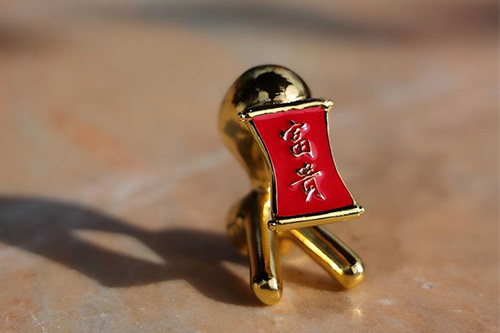 神木二郎山哮天神犬金属立体冰箱贴（富贵）